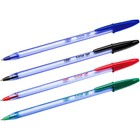 Ручка шариковая, чернила синие, BIC Cristal Soft, узел 1.2 мм, мягкое экономичное широкое письмо, прозрачный тонированный корпус - Фото 6