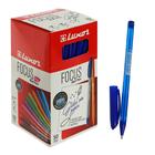 Ручка шариковая Luxor Focus Icy, узел 1.0 мм, синий стержень - Фото 6