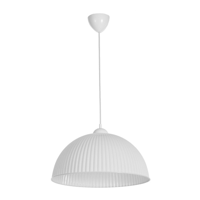 Светильник подвесной BayerLux «Волна», E27 40 Вт, белый, 40×40×18 (+60) см - Фото 1