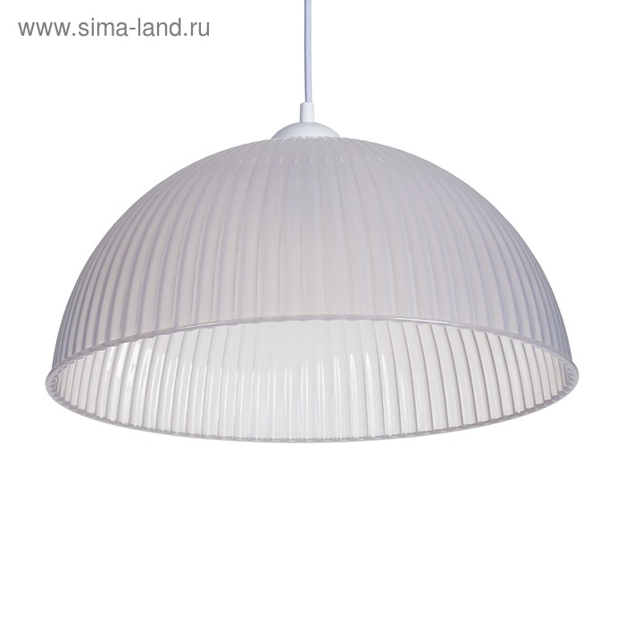 Светильник подвесной BayerLux «Волна», E27 15 Вт, прозрачный, 40×40×18 (+60) см - Фото 1