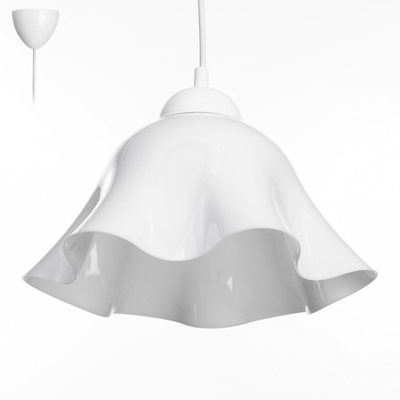 Светильник "Симпл" 1x15Вт E27 белый 28х28х14(+60)см