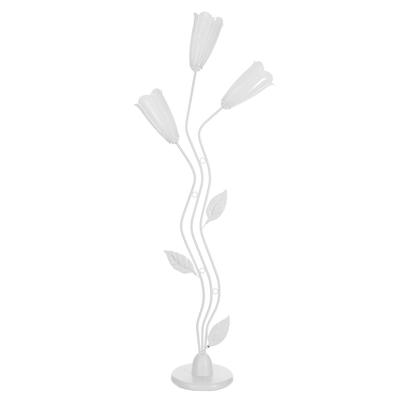 Торшер напольный BayerLux «Инесса», 3×15 Вт, Е27, белый, 39×28×143 см