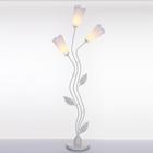 Торшер напольный BayerLux «Инесса», 3×15 Вт, Е27, белый, 39×28×143 см - Фото 2