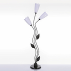 Торшер напольный BayerLux «Инесса», 3×15 Вт, Е27, черный, 39×28×143 см - Фото 1