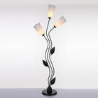 Торшер напольный BayerLux «Инесса», 3×15 Вт, Е27, черный, 39×28×143 см - Фото 2