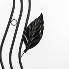 Торшер напольный BayerLux «Инесса», 3×15 Вт, Е27, черный, 39×28×143 см - Фото 3