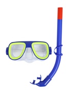 Набор для плавания детский ONLYTOP: маска, трубка, ласты безразмерные, цвета МИКС - Фото 9