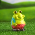 Садовая фигура "Лягушка в жилетке" 15см - Фото 1