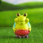 Садовая фигура "Лягушка в жилетке" 15см - Фото 2
