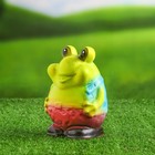 Садовая фигура "Лягушка в жилетке" 15см - Фото 3