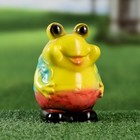 Садовая фигура "Лягушка в жилетке" 15см - Фото 6