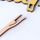 Топпер деревянный "Мамочке" золотой Дарим Красиво 14,3х5,6 см - фото 24563723