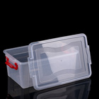 Контейнер для хранения с крышкой, 14 л, 42,7×28,9×17,8 см, прозрачный - Фото 2