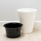 Кашпо для цветов со вставкой IDEA «Дюна», 19.5 л, пластик, белое - Фото 4