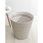 Кашпо для цветов IDEA «Дюна», 50 л, пластик, бежевое - Фото 2