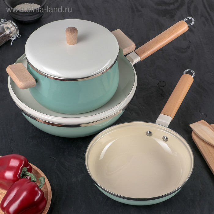 набор кружек "эстет" 300мл. 0 3. посуда эстет. кастрюля эмалированная 2,0л бабочки сферическая индукц. кастрюля эстет эмалированная сталь.