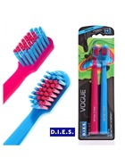 Зубная щётка D.I.E.S. Vogue Style средней жёсткости, 1+1 шт. - Фото 4