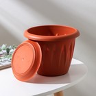 Горшок с поддоном «Алиция», 2 л, цвет терракотовый - Фото 2