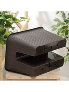 Кашпо на перила «Ротанг», 12 л, коричневое  (артикул 4421660)  большой выбор товаров оптом и в розницу по низким ценам с доставкой