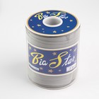 Косая бейка атласная, 15 мм × 132 м, цвет серый F316 - Фото 3