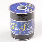 Косая бейка атласная, 15 мм × 132 м, цвет чёрный F322 - Фото 3