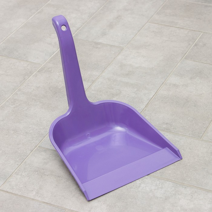 Совок для мусора с ручкой СибПолимер, пластик, 30×23×24 см, МИКС - Фото 1