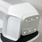 Горшок для цветов с поддоном СибПолимер «Классика», 15 л, пластиковый, белый - Фото 3