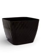 Горшок для цветов с поддоном «СибПолимер. Классика», 15 л, пластиковый, цвет шоколадный - Фото 1