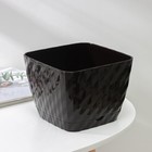 Горшок для цветов с поддоном «Классика», 4,5 л, шоколадный - Фото 1