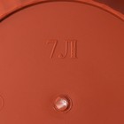 Горшок для цветов с поддоном СибПолимер «Байкал», 6 л, пластик, терракотовый - Фото 5