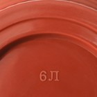 Горшок для цветов с поддоном СибПолимер «Байкал», 6 л, пластик, терракотовый - Фото 6