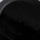 Горшок для цветов с поддоном СибПолимер «Дуэт», 500 мл, пластиковый, чёрно-белый - Фото 5