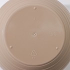 Горшок для цветов с поддоном СибПолимер «Дуэт», 500 мл, пластиковый, кофе с молоком - Фото 5