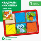 Квадраты Никитина «Лес», двусторонние 4408850 - фото 5733540