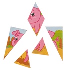 Головоломка геометрическая деревянная «Животные», двусторонние - Фото 5