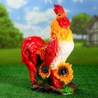 Садовая фигура "Петух малый с подсолнухом" МИКС - Фото 4