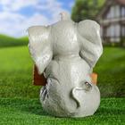 Садовая фигура "Слон ДОБРО ПОЖАЛОВАТЬ" 35х25х14,5см - Фото 3