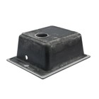 Мойка кухонная из камня MARRBAXX Линди Z8Q4, 425х500х195 мм, глянцевая, черная 4425202 - фото 16359542