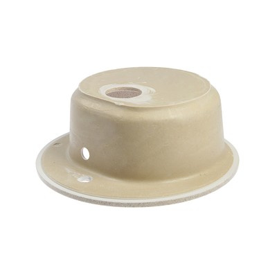 Мойка кухонная из камня MARRBAXX Черая Z3Q5, d=510 мм, глубина 19 см, глянцевая, песочная