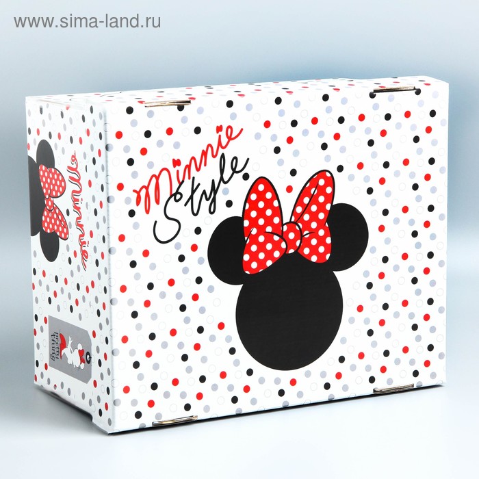 Складная коробка "Minnie Mouse", Минни Маус, 30,5 х 24,5 х 16,5 - Фото 1