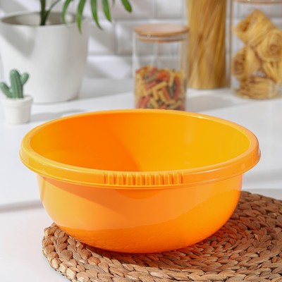 Миска-Салатник СибПолимер, 5 л, пластик, МИКС