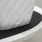 Горшок для цветов с поддоном «СибПолимер. Классика», 1 л, пластиковый, белый - Фото 4