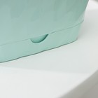 Горшок для цветов с поддоном СибПолимер «Классика», 1 л, пластиковый, мятный - Фото 4