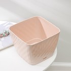 Горшок с поддоном «Классика», 4,5 л, бежевый - Фото 2