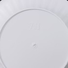 Горшок для цветов с поддоном СибПолимер «Ангара», 7 л, пластик, белый - Фото 4