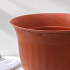Горшок с поддоном «Ангара», 7 л, цвет терракотовый - фото 20942350