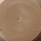 Горшок для цветов с поддоном СибПолимер «Дуэт», 2.5 л, пластиковый, кофе с молоком - Фото 5