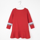 Платье детское, цвет красный, рост 128 см - Фото 7