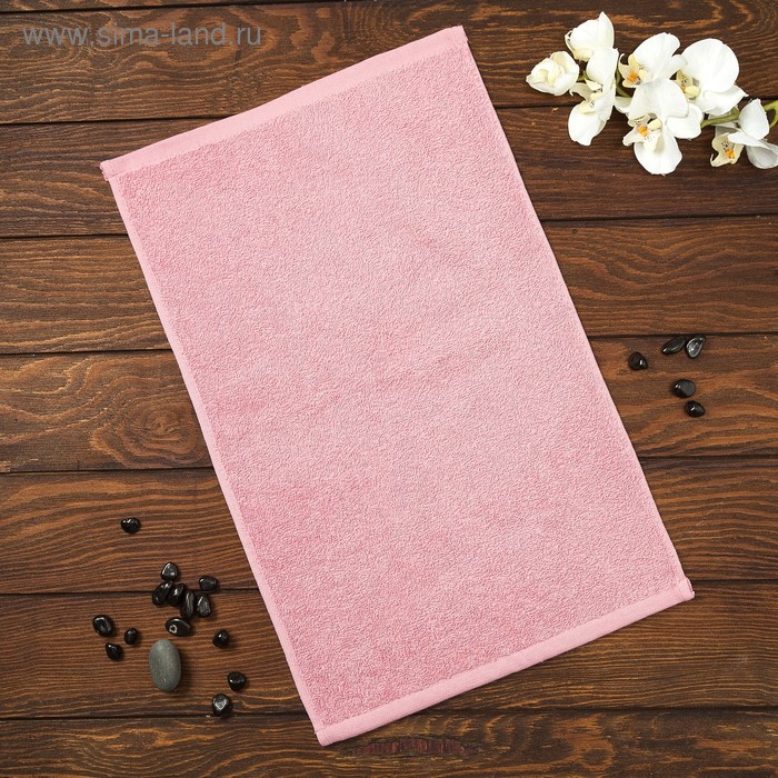 Полотенце махровое Spany Grace, 30х30 см, розово-серый, 360гр/м² - Фото 1