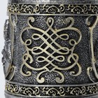 Кружка средневековая «Рыцарь», 400 мл, нержавеющая сталь, серебристая - Фото 4